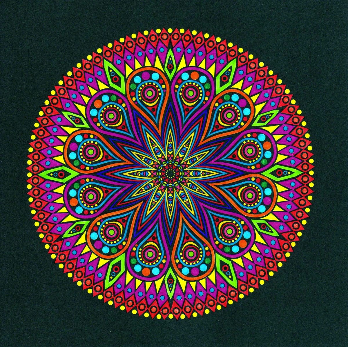 Цветные денежные мандалы