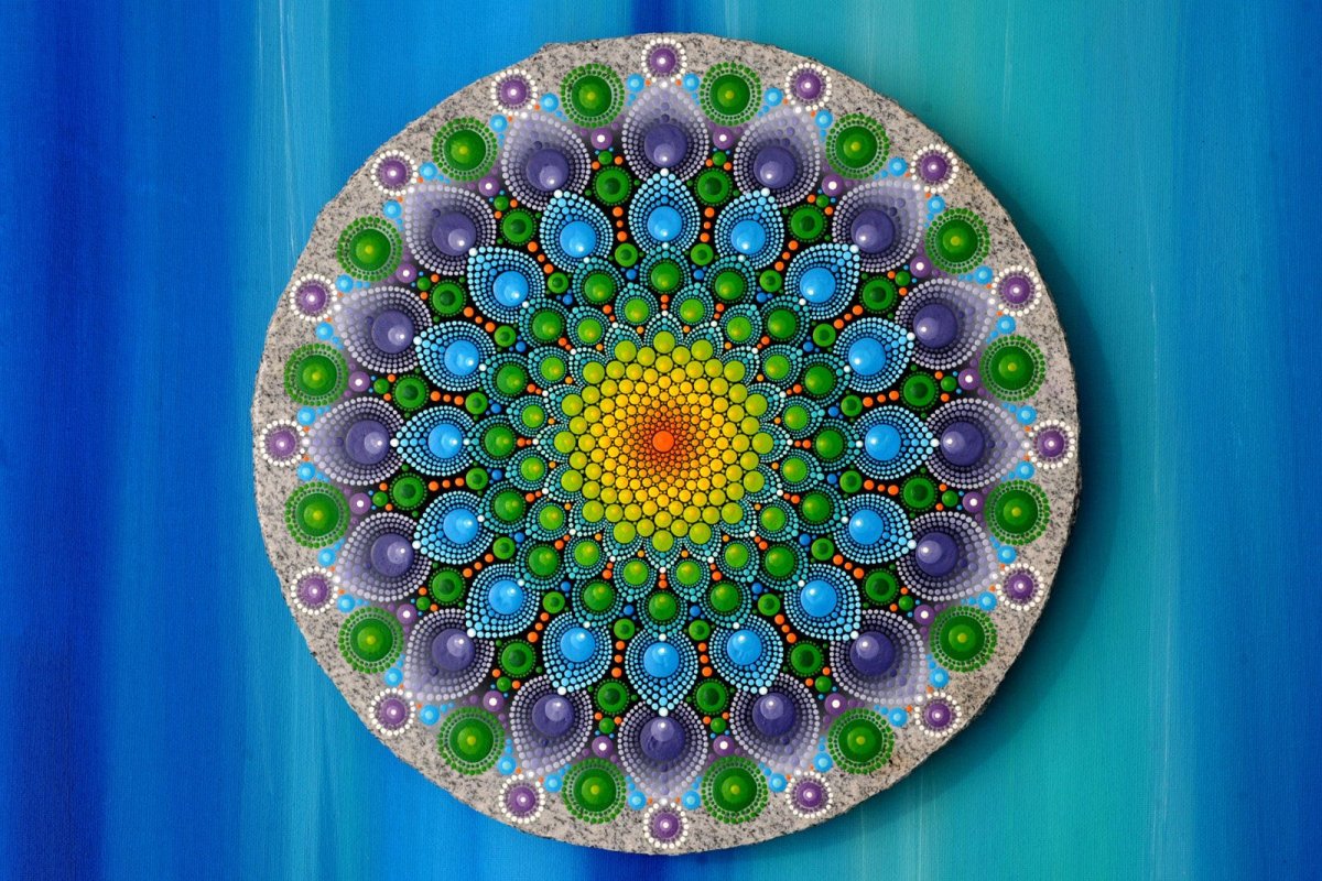 Мандала денежный колодец