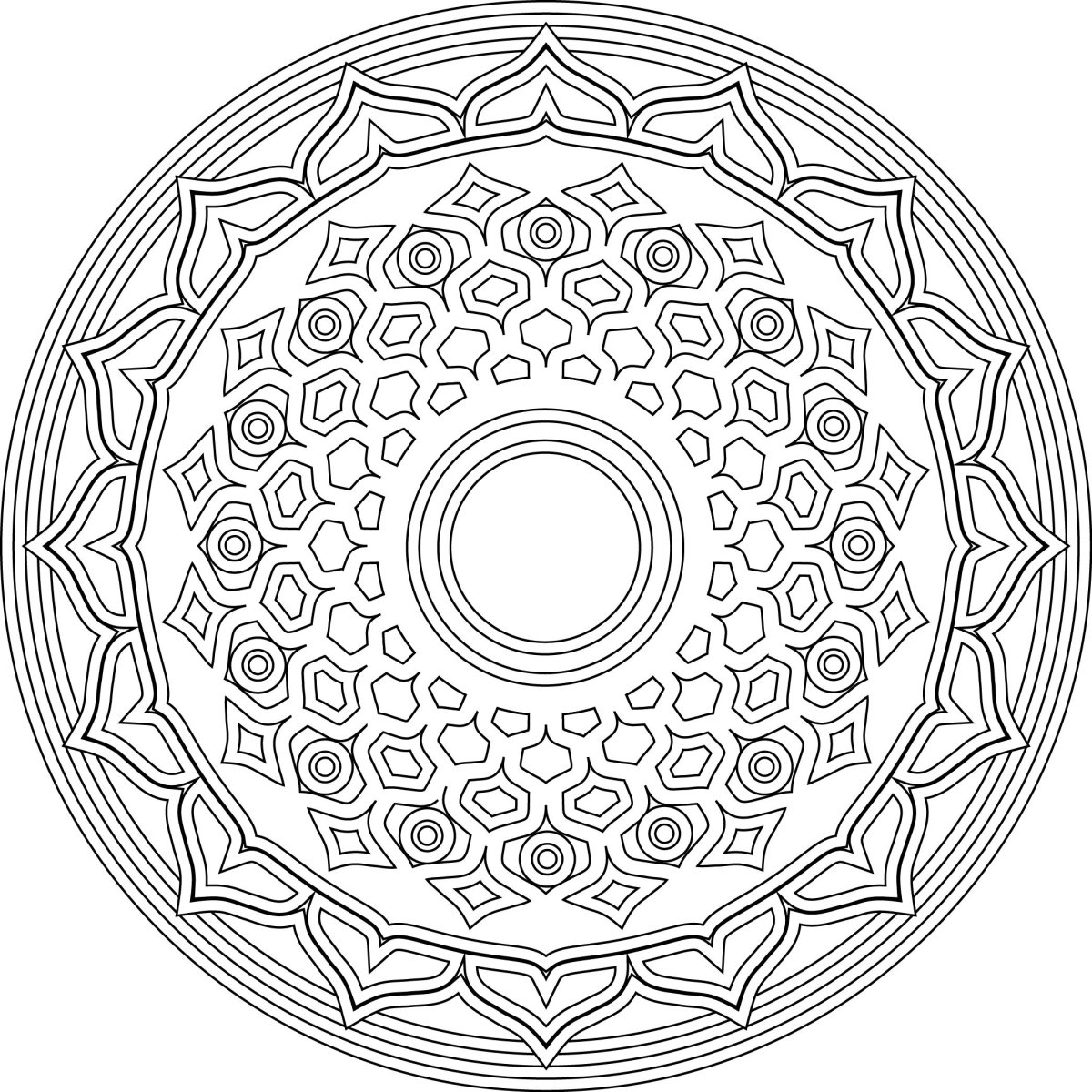 Мандала Сахасрара чакра