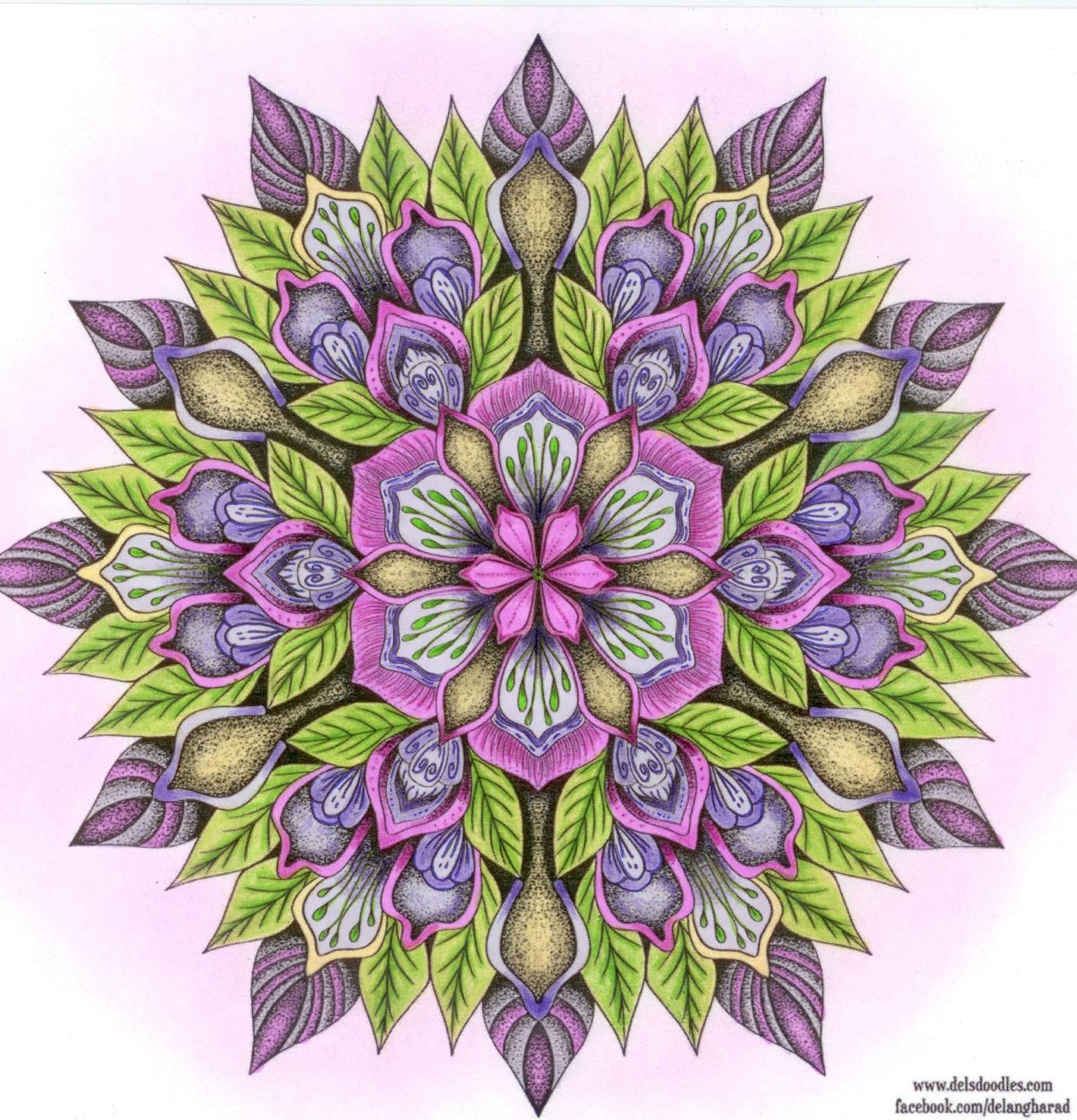 Мандала чертополох