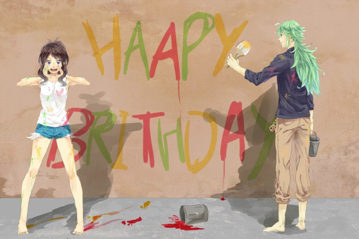 Аниме поздравление с днем рождения