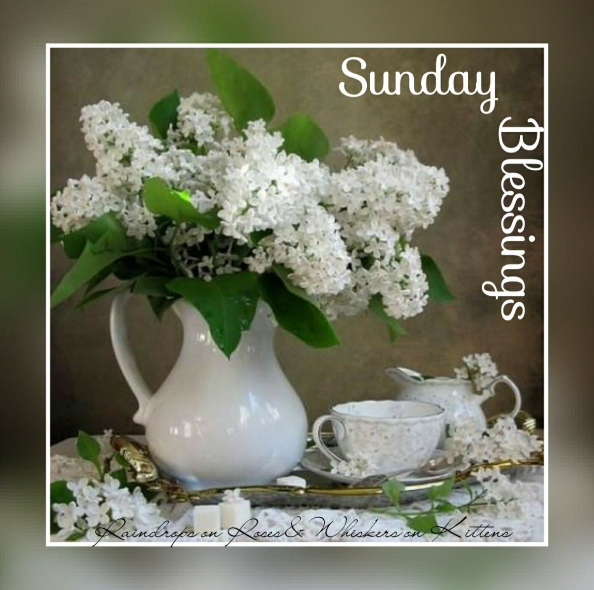 Букет "белая сирень"