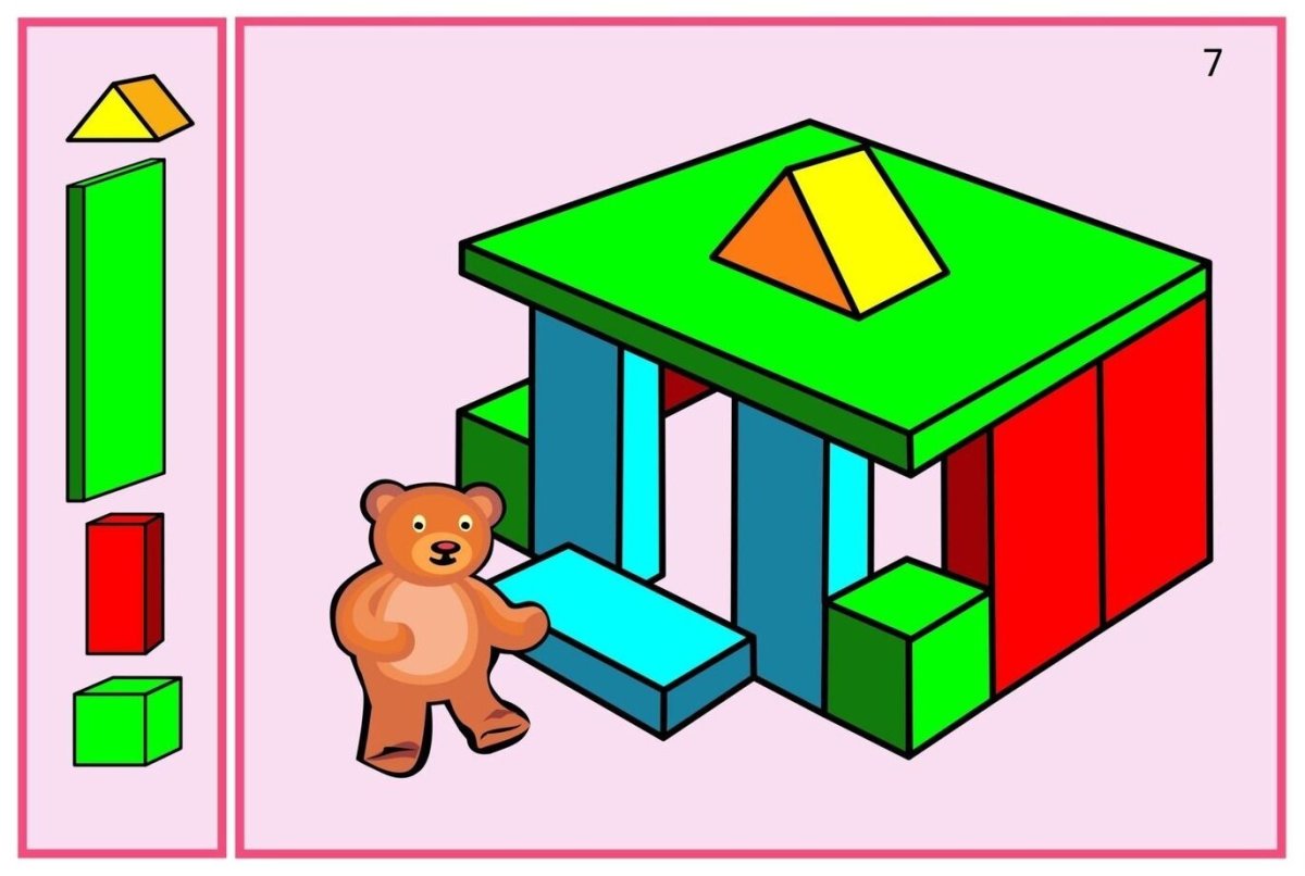 Картотека схем по конструированию в младшей группе