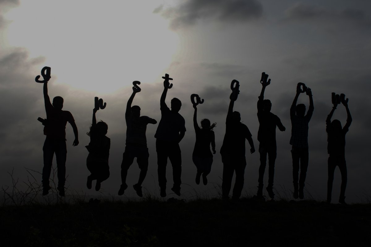 Тень руки на стене Эстетика