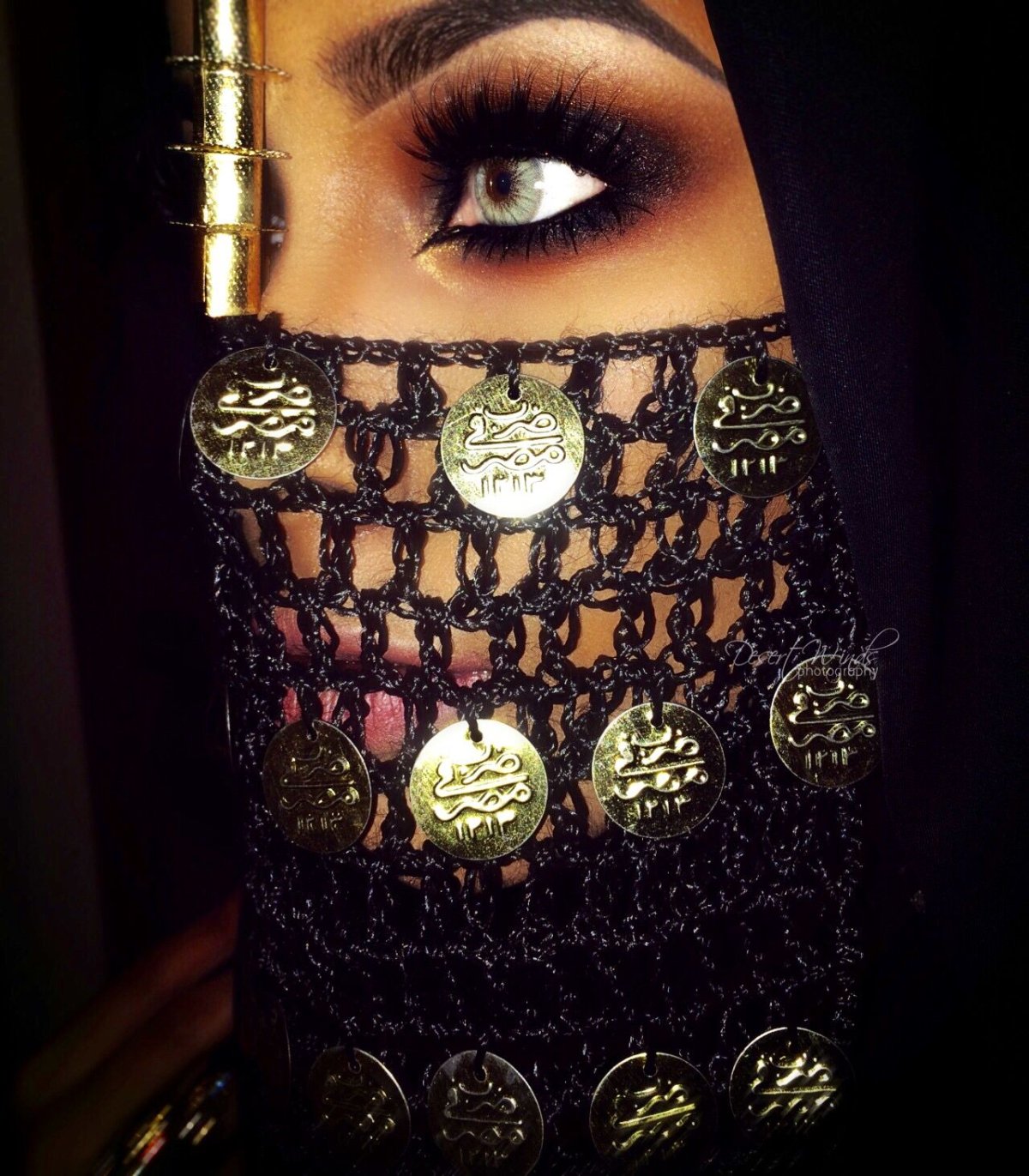 Арабские украшения на лицо