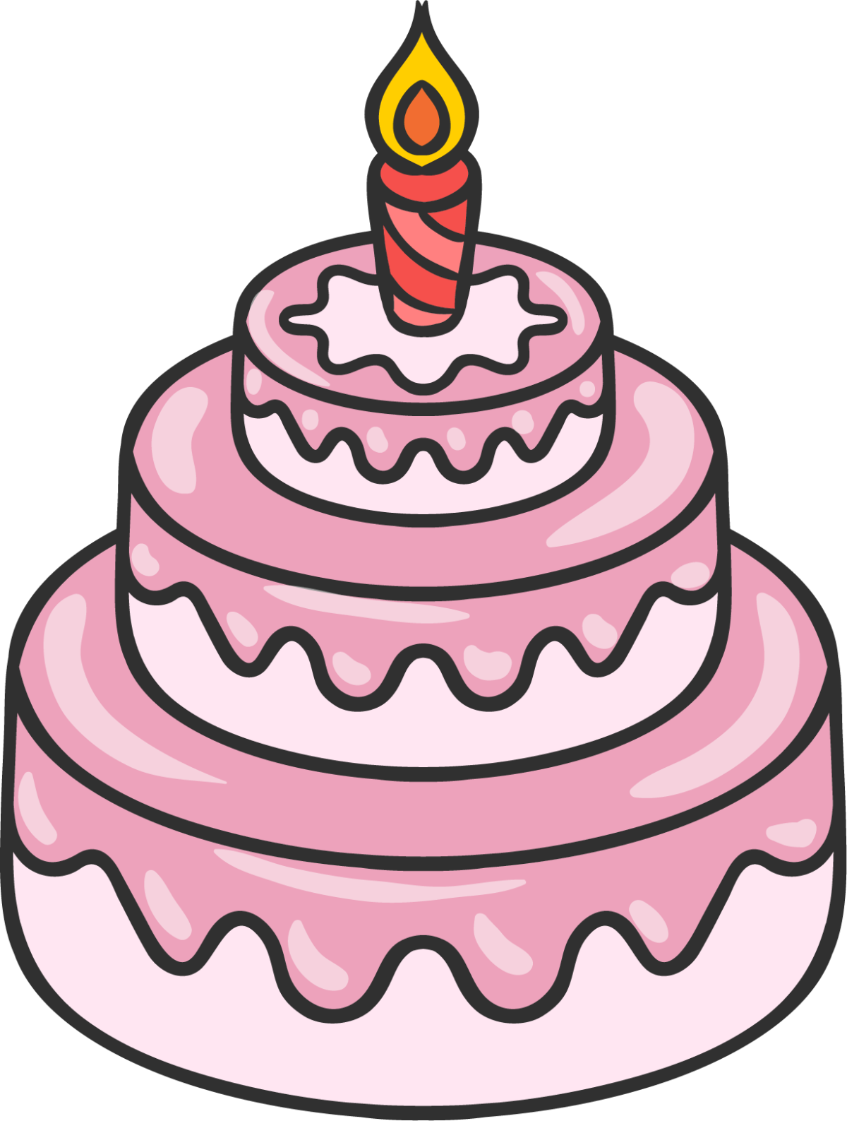 Торт рисунок