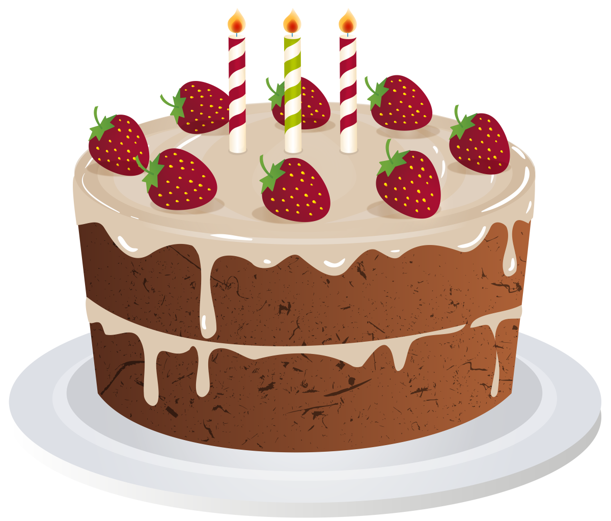 Тортик на прозрачном фоне