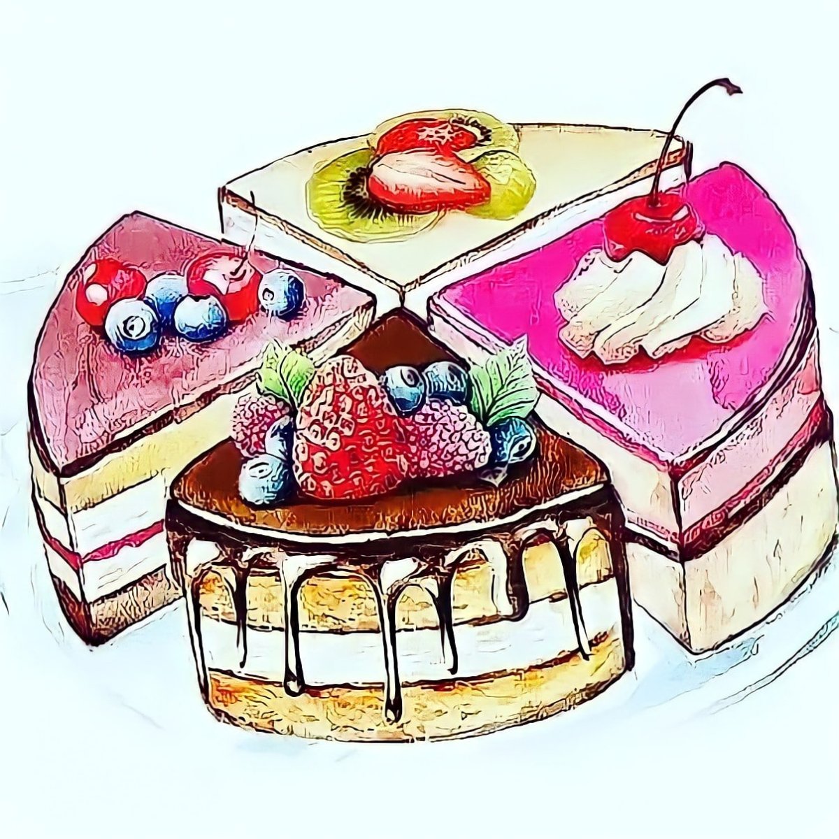 Рисунок кондитерской