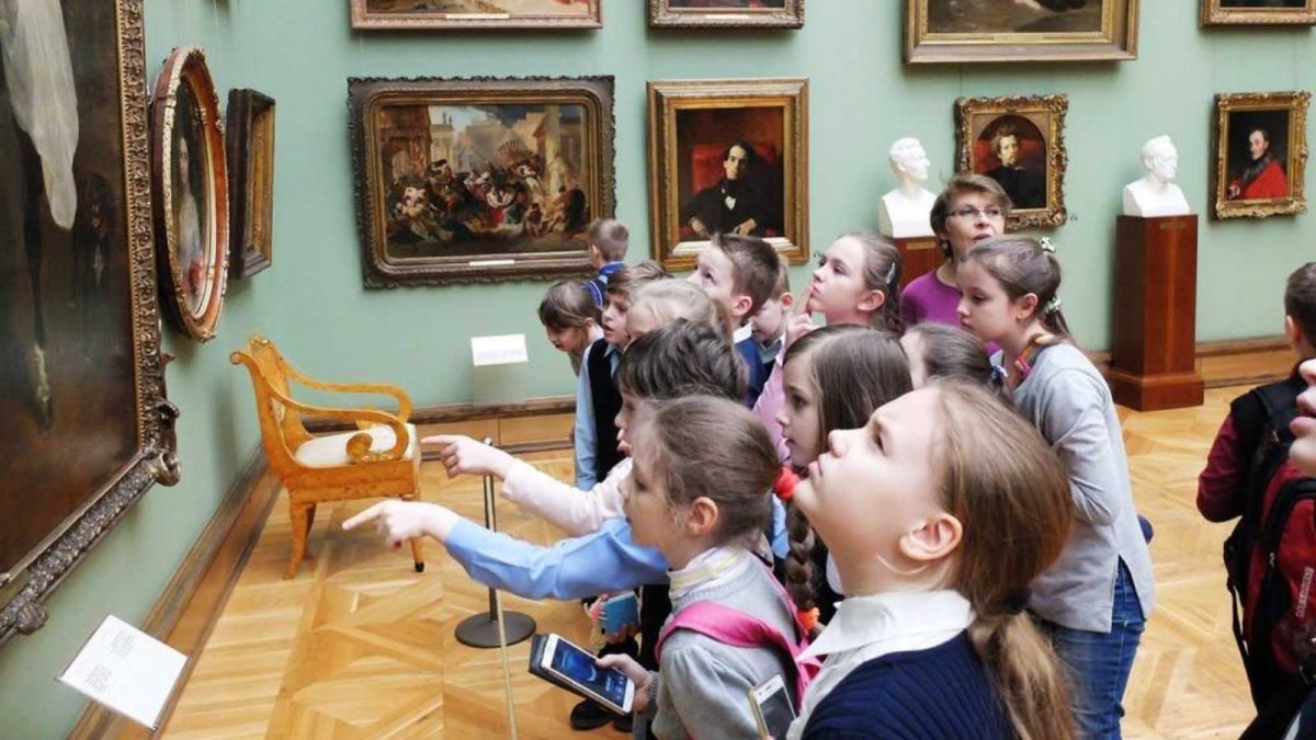 Дети на экскурсии