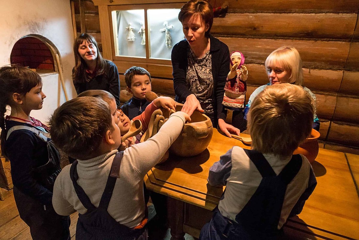 Дети на экскурсии