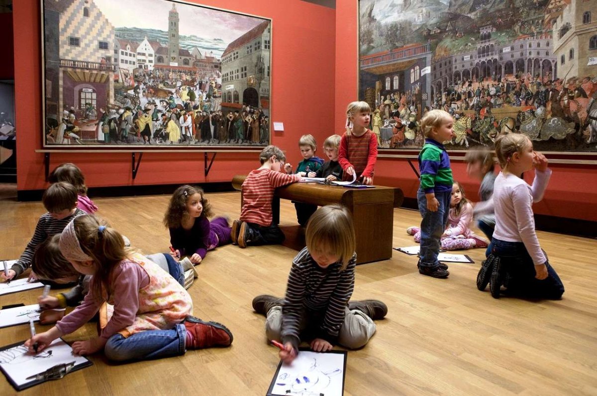 Дошкольники в музее