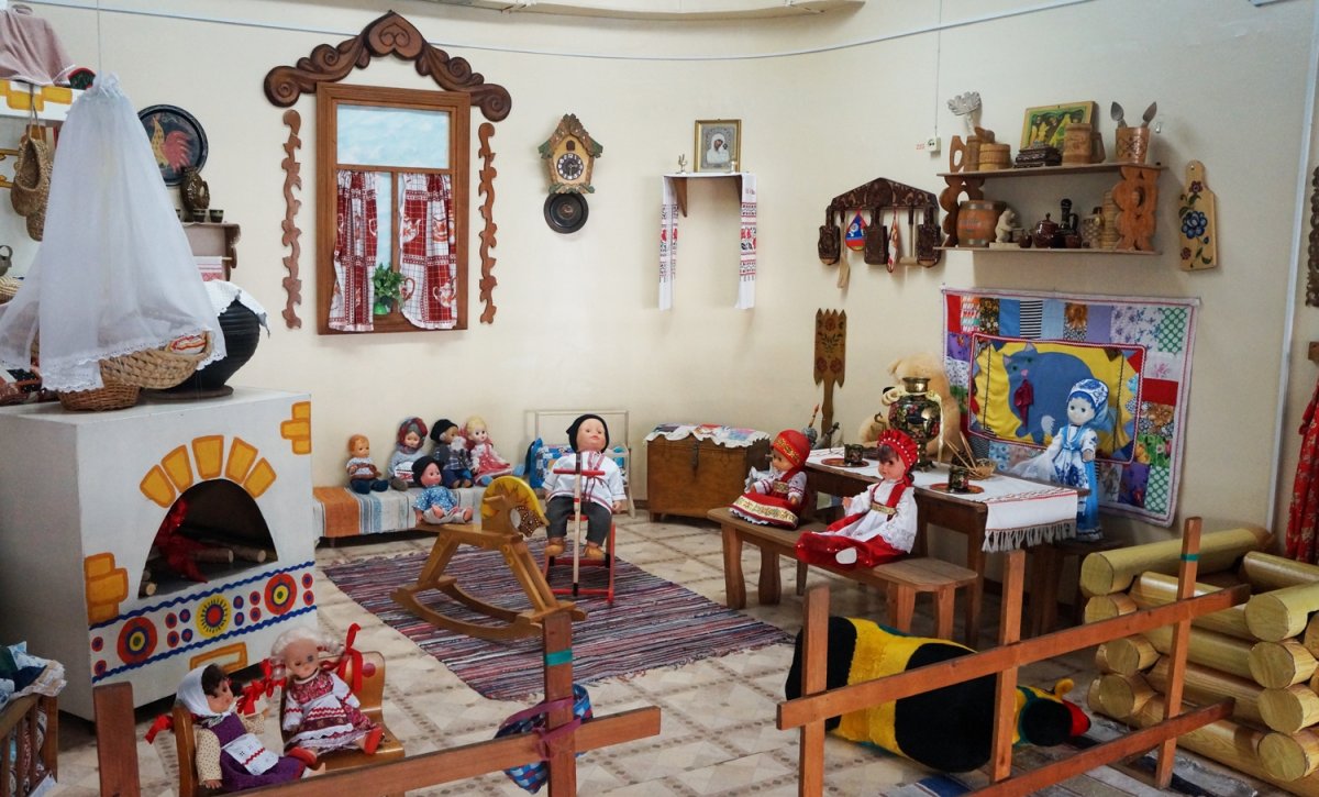 Экспонаты музея вектор