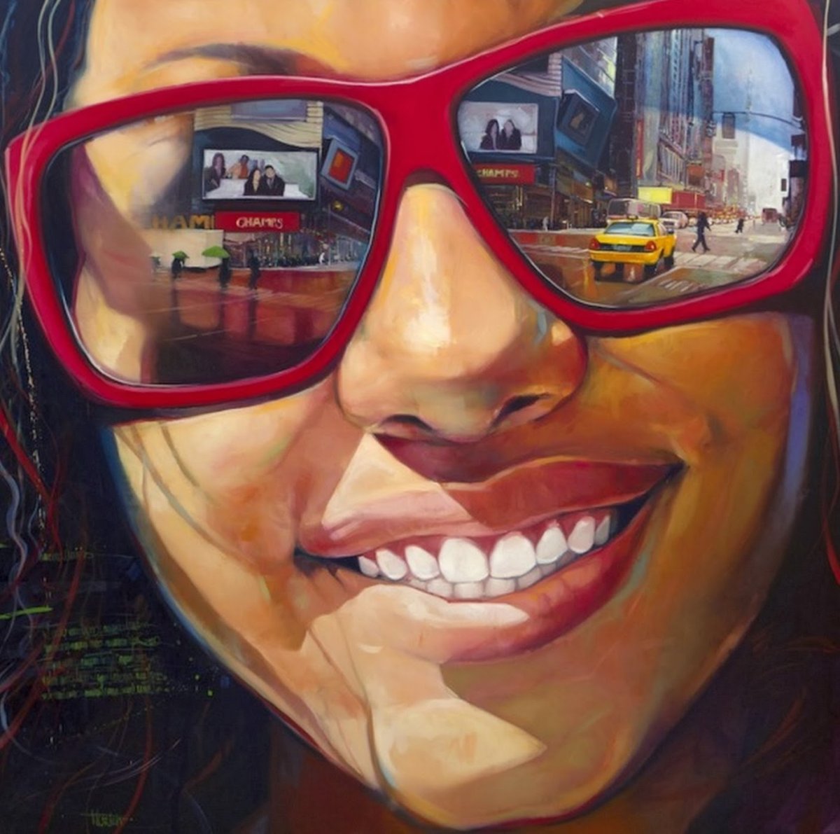 Живопись в очках