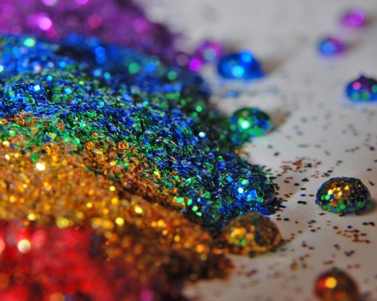 Цветные блестки