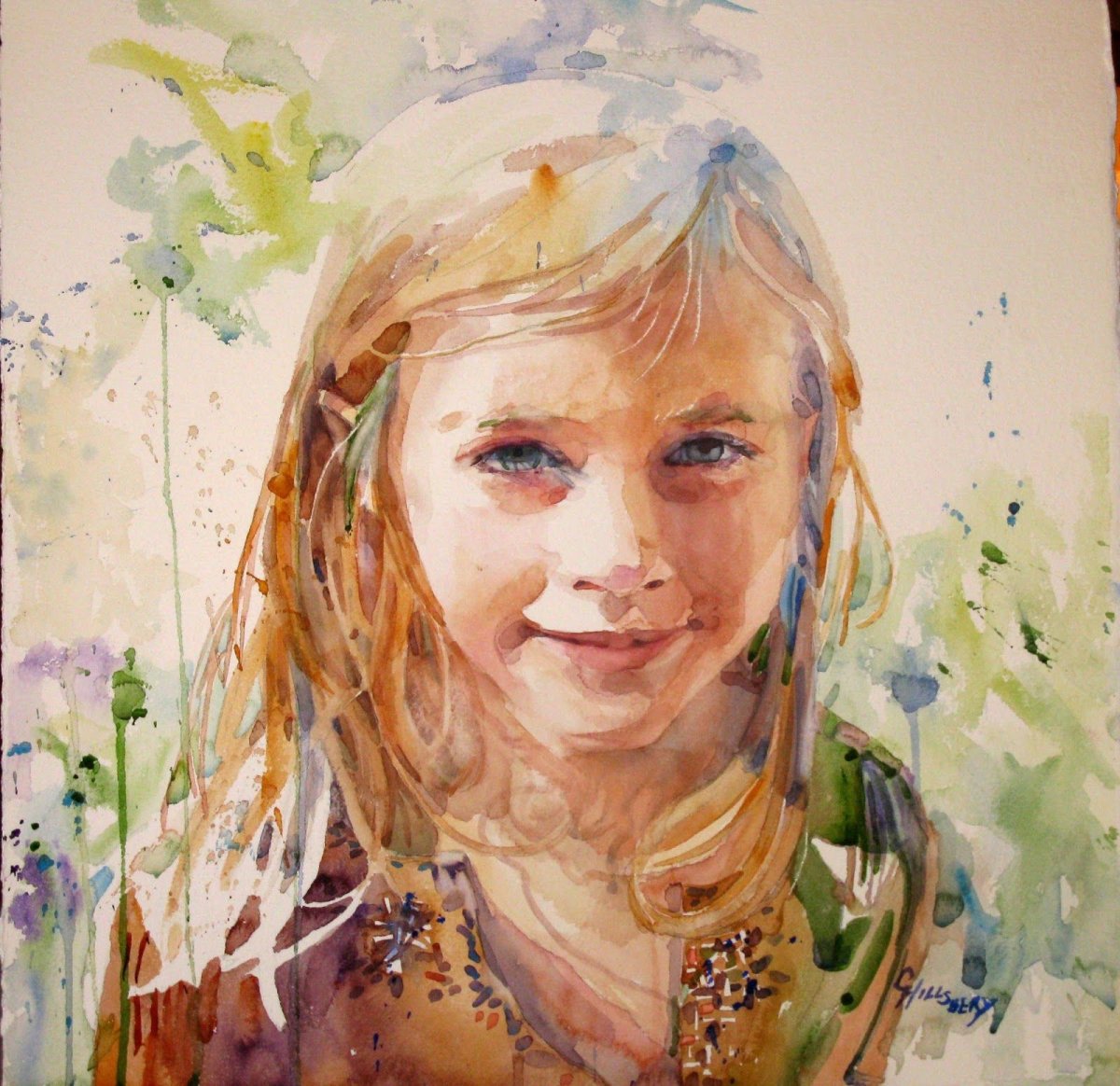 Акварельный портрет