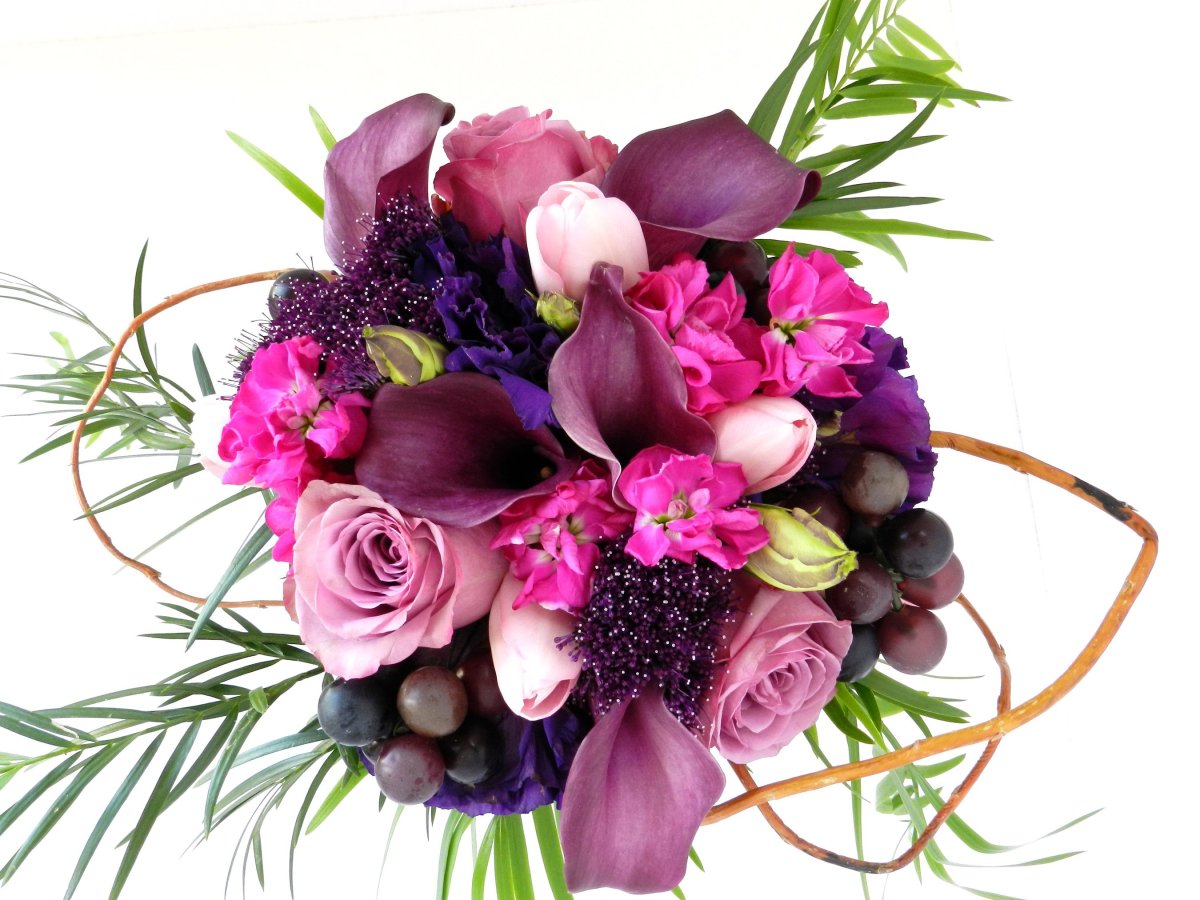 С днём рождения розы