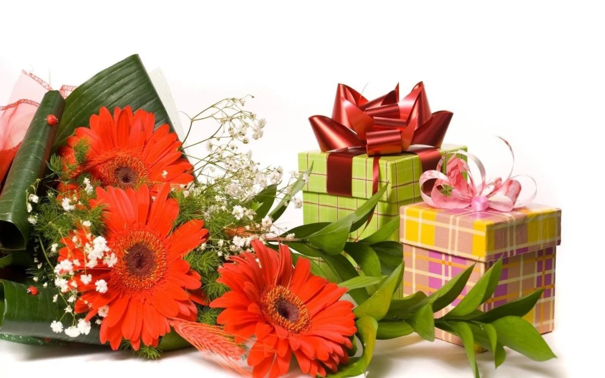 Цветы и шампанское