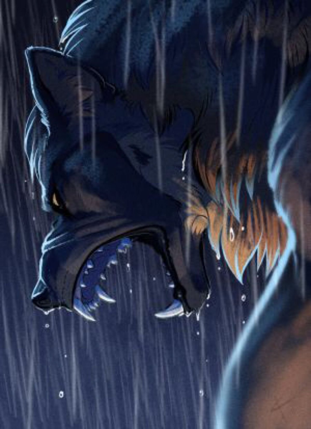 Фенрир волк аниме