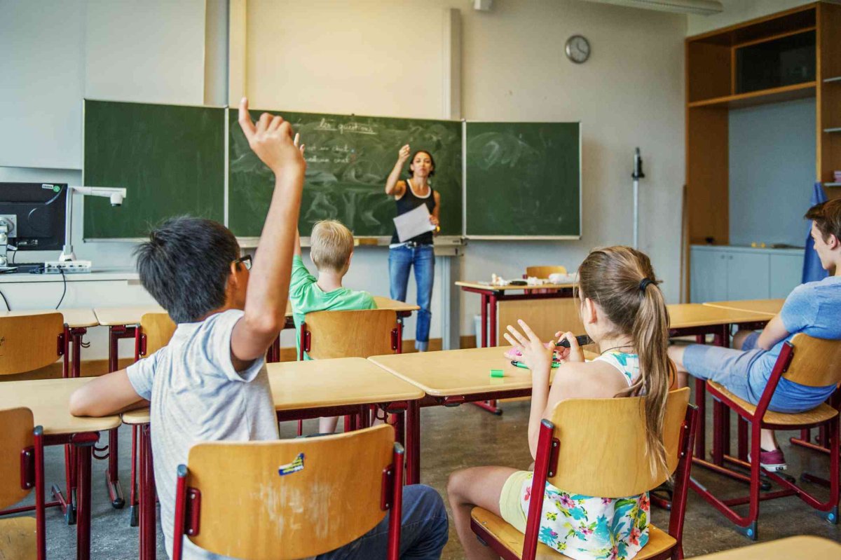 Ученик за партой