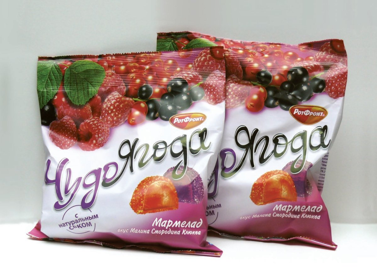 Мармеладные конфеты в упаковке