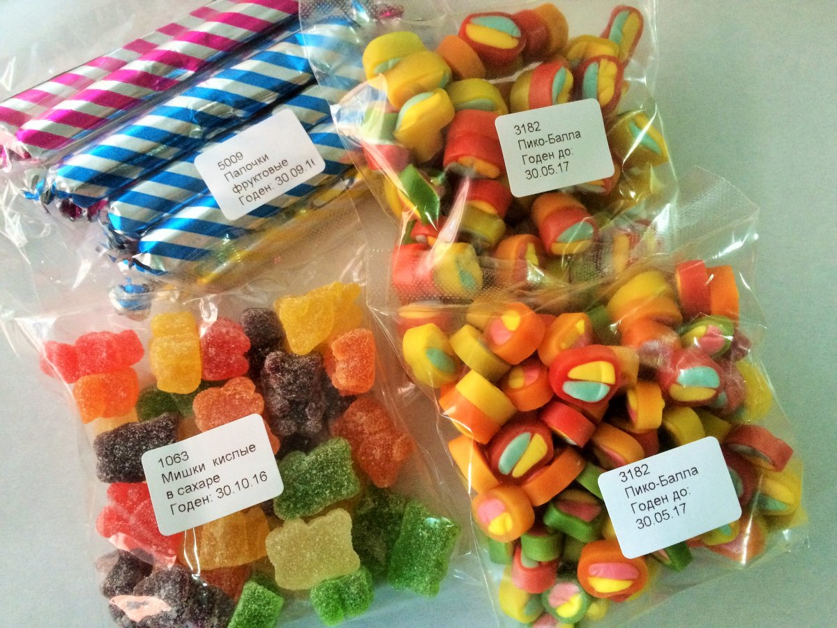 Мармеладки в упаковке