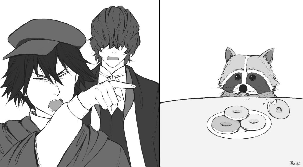 Эдгар Аллан по бродячие псы и енот Карл