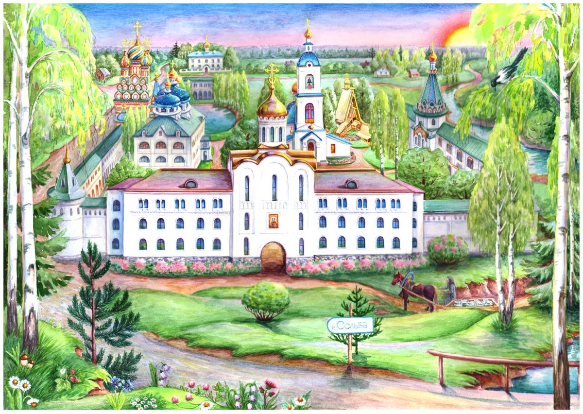 Храм Христа Спасителя векторный