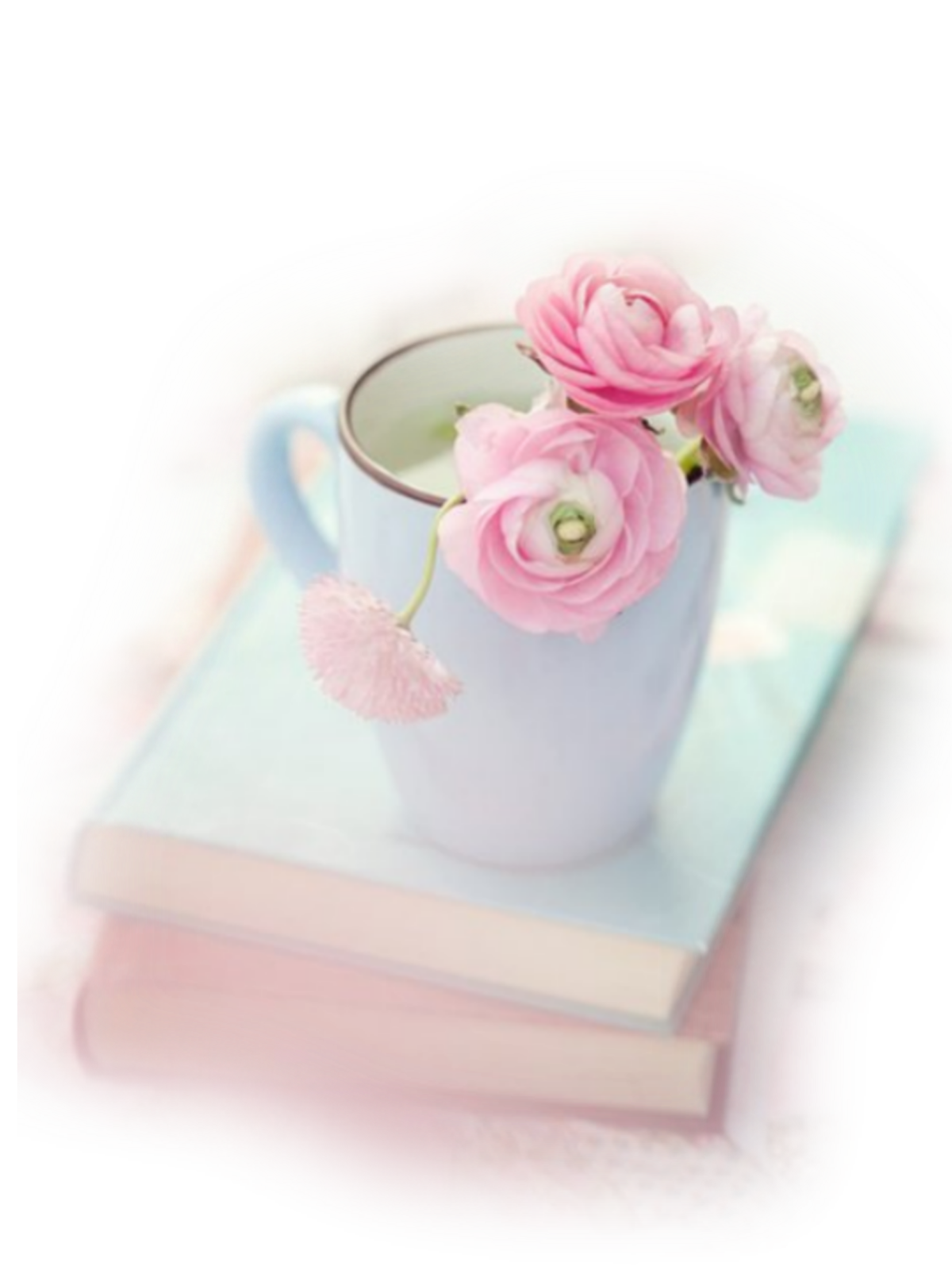 Открытка в пастельных тонах