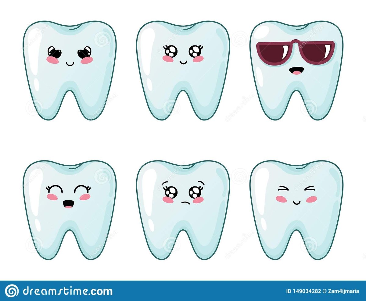 Зубик с глазками