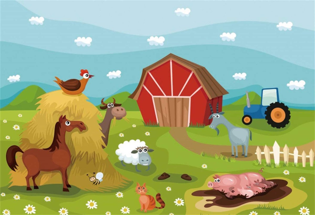 Ферма и фермер для детей