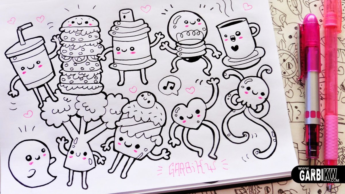 Мелкие рисунки для срисовки