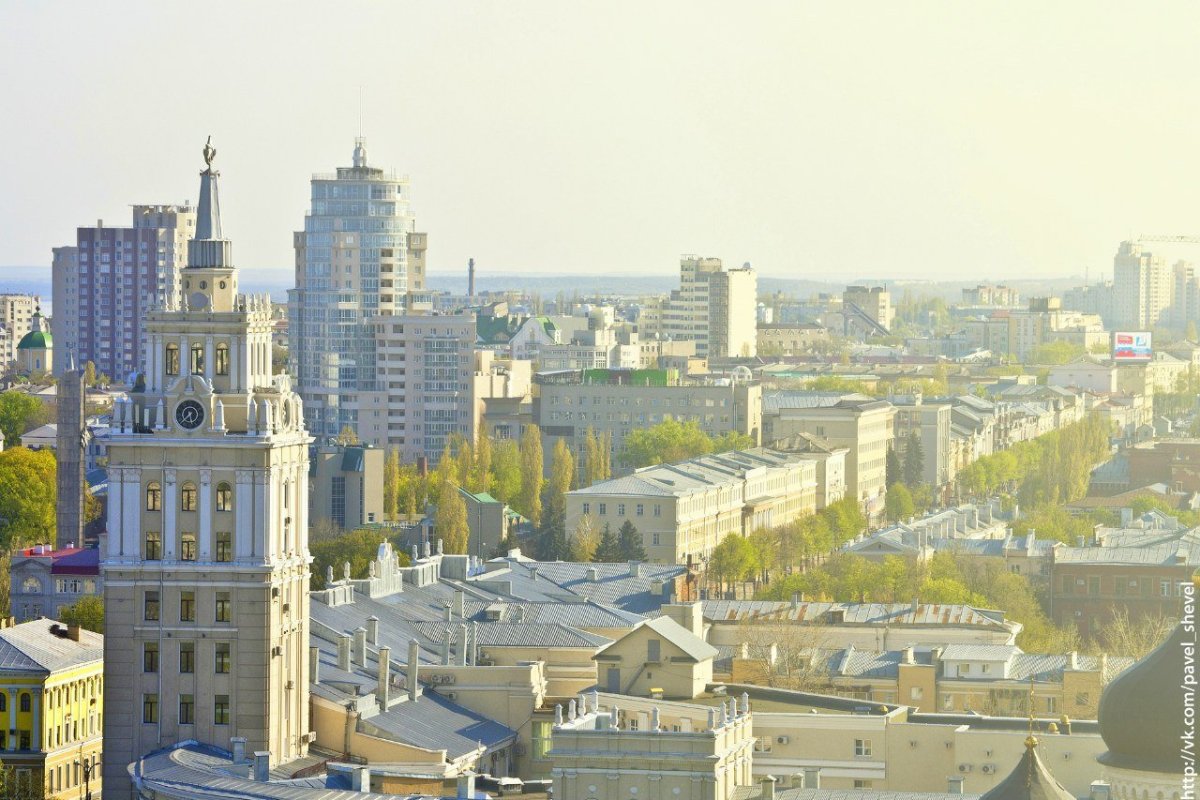 Проспект революции Воронеж панорама
