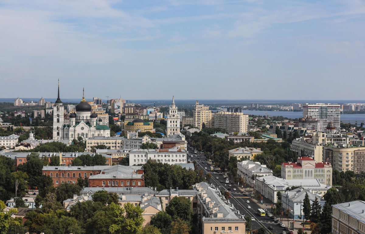 Вид из Мариотта Воронеж