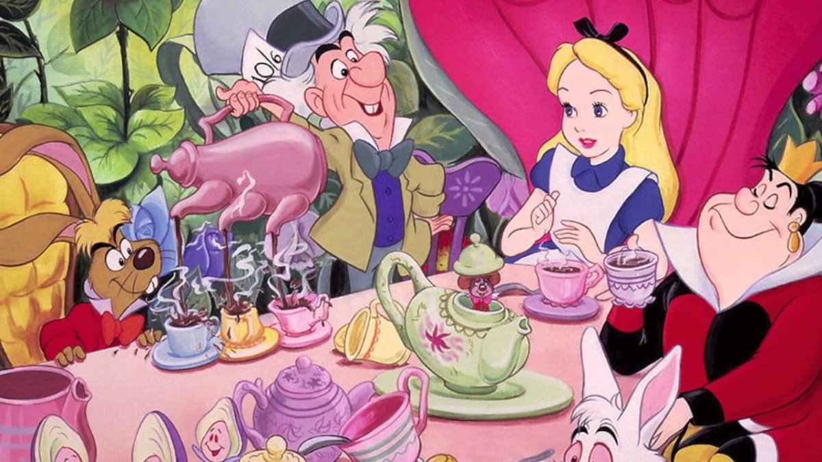 Персонажи Алиса чаепитие