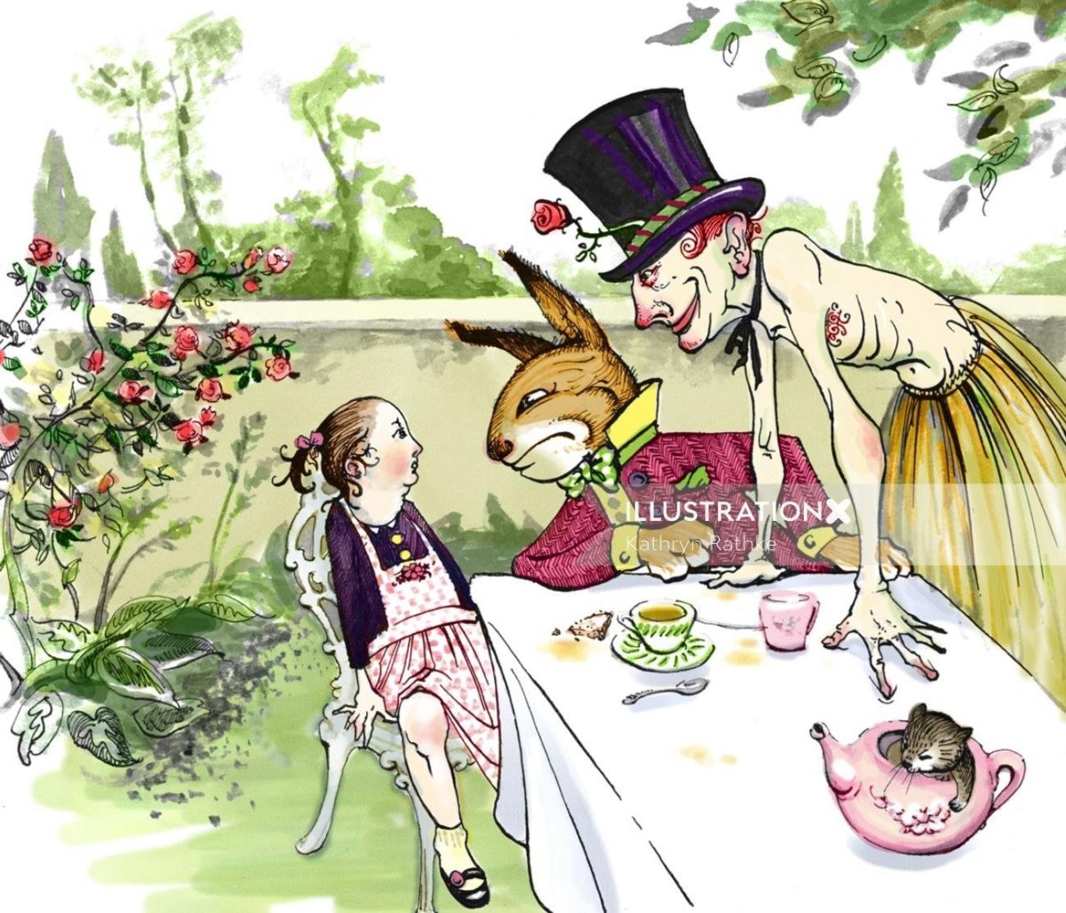 Безумное чаепитие посуда