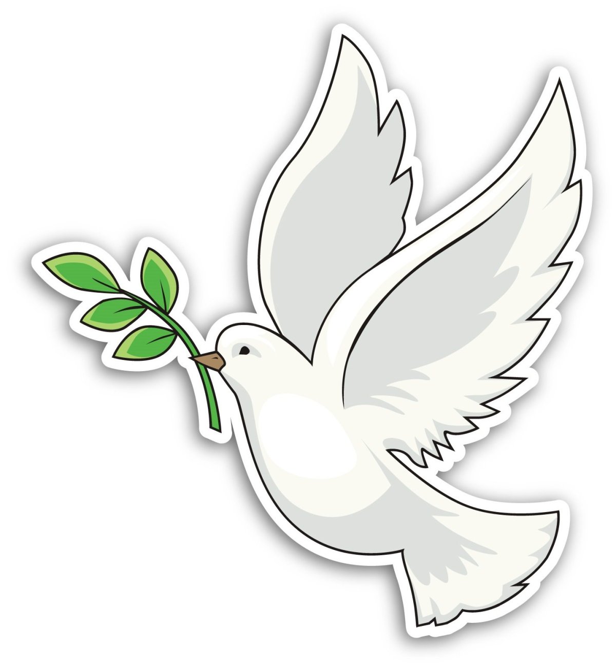 Голубь с оливковой веточкой