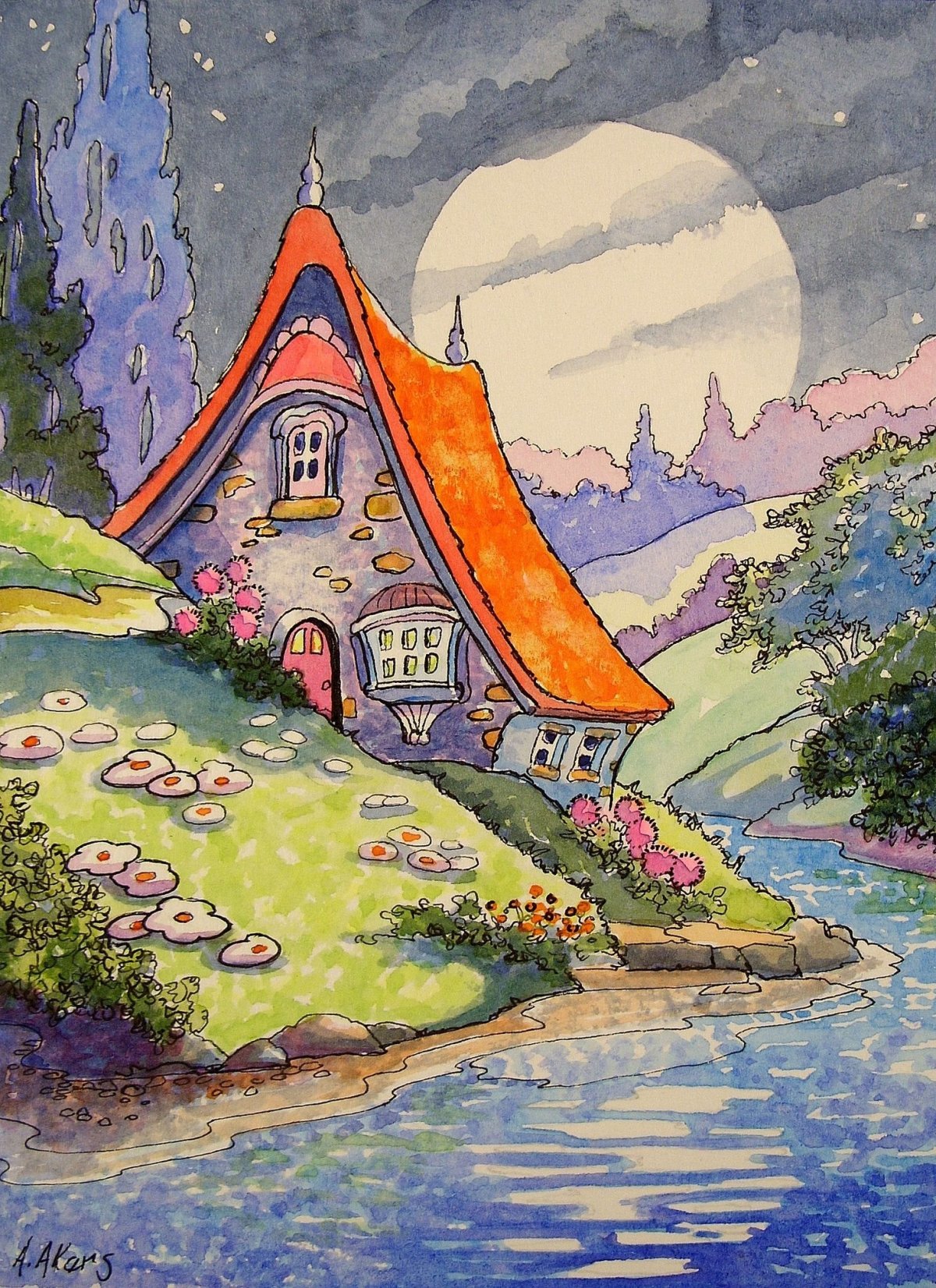 Czeslaw Szwajkosz осень картины