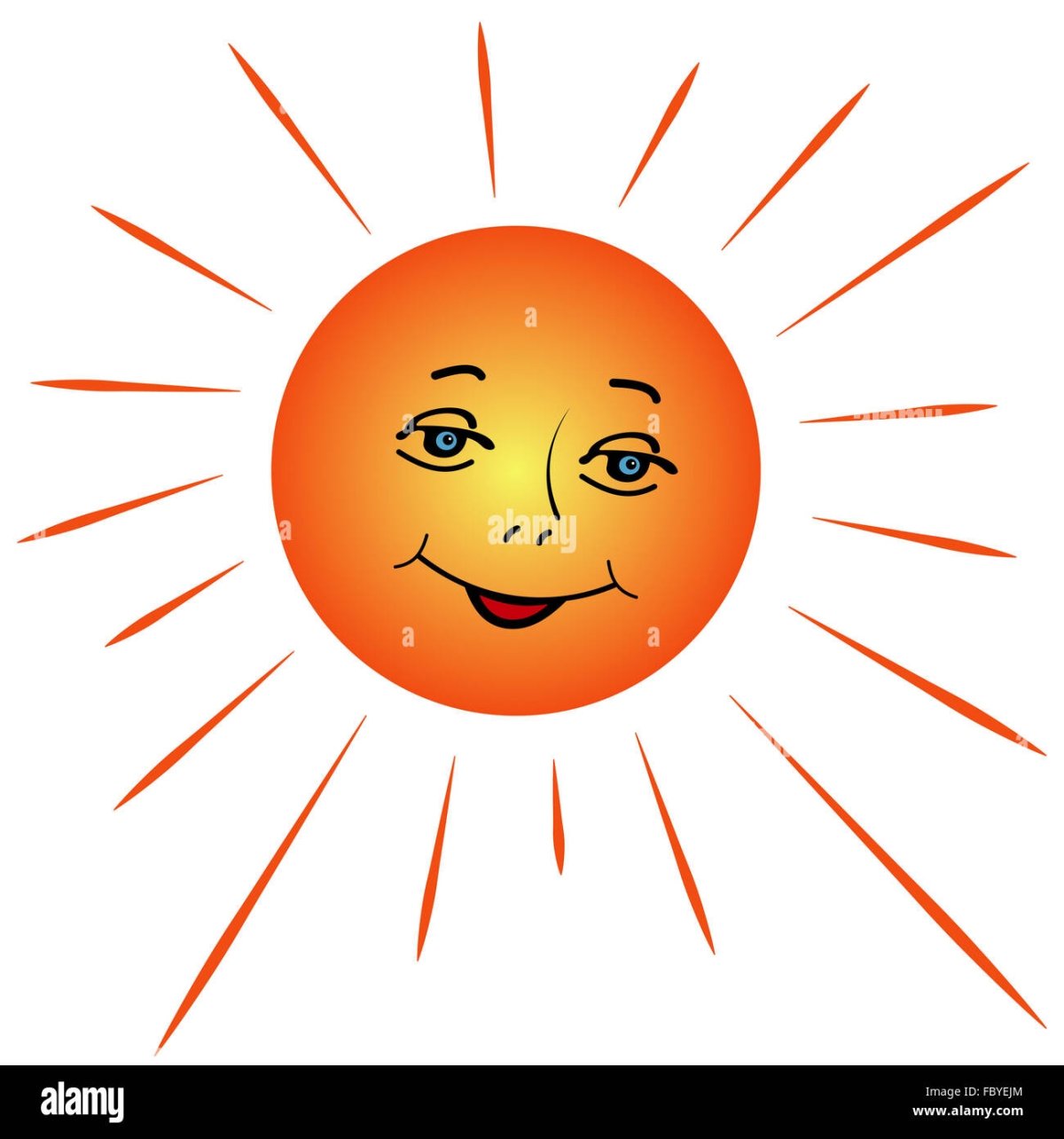 Рисование солнце красное