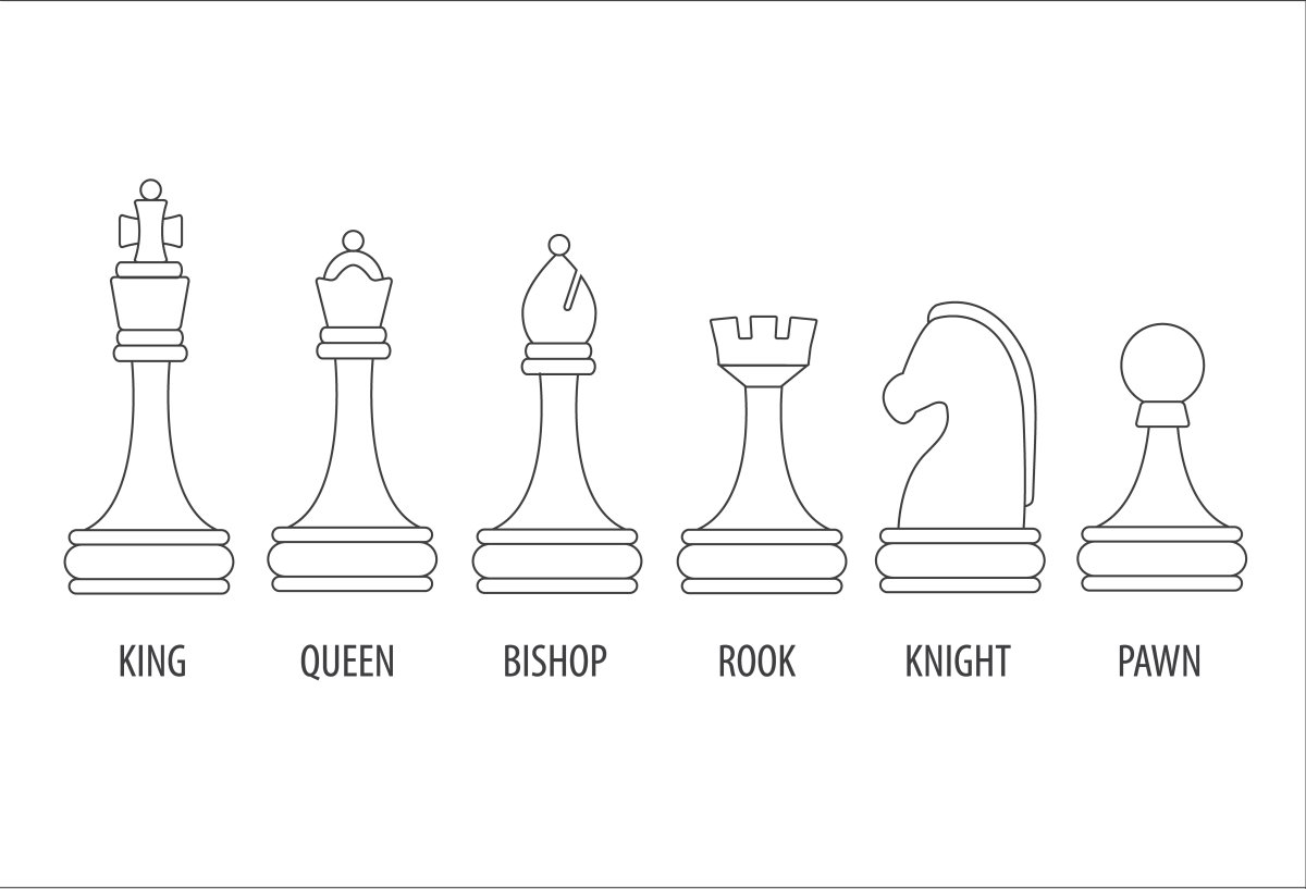 Пешка чертеж шахматы сбоку