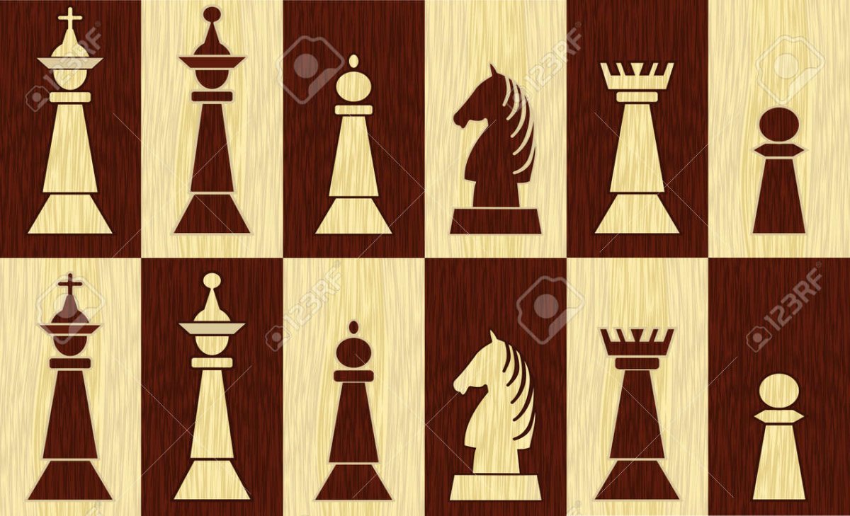 Пешка эскиз чёрно-белая