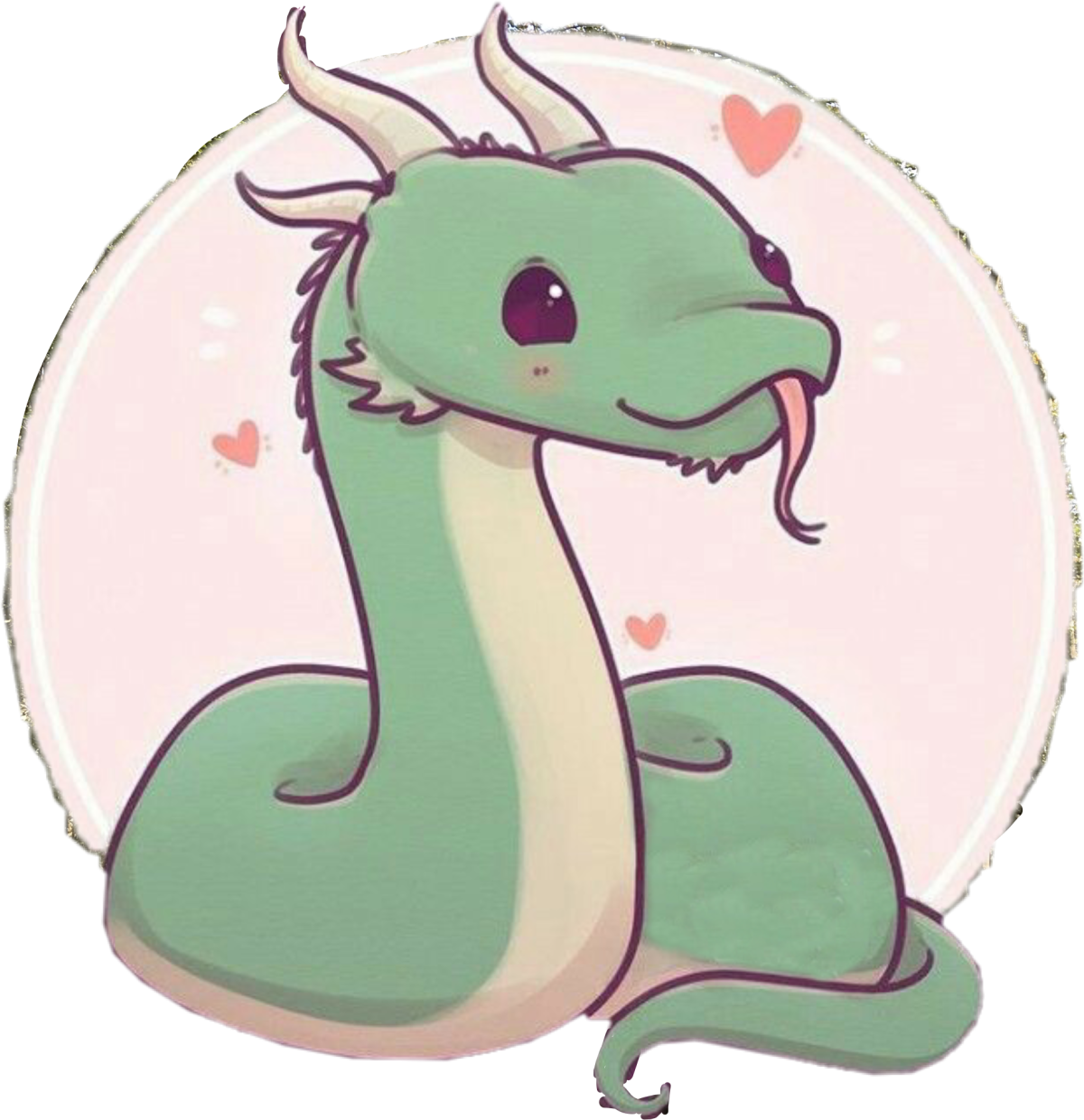 Милые дракончики карандашом