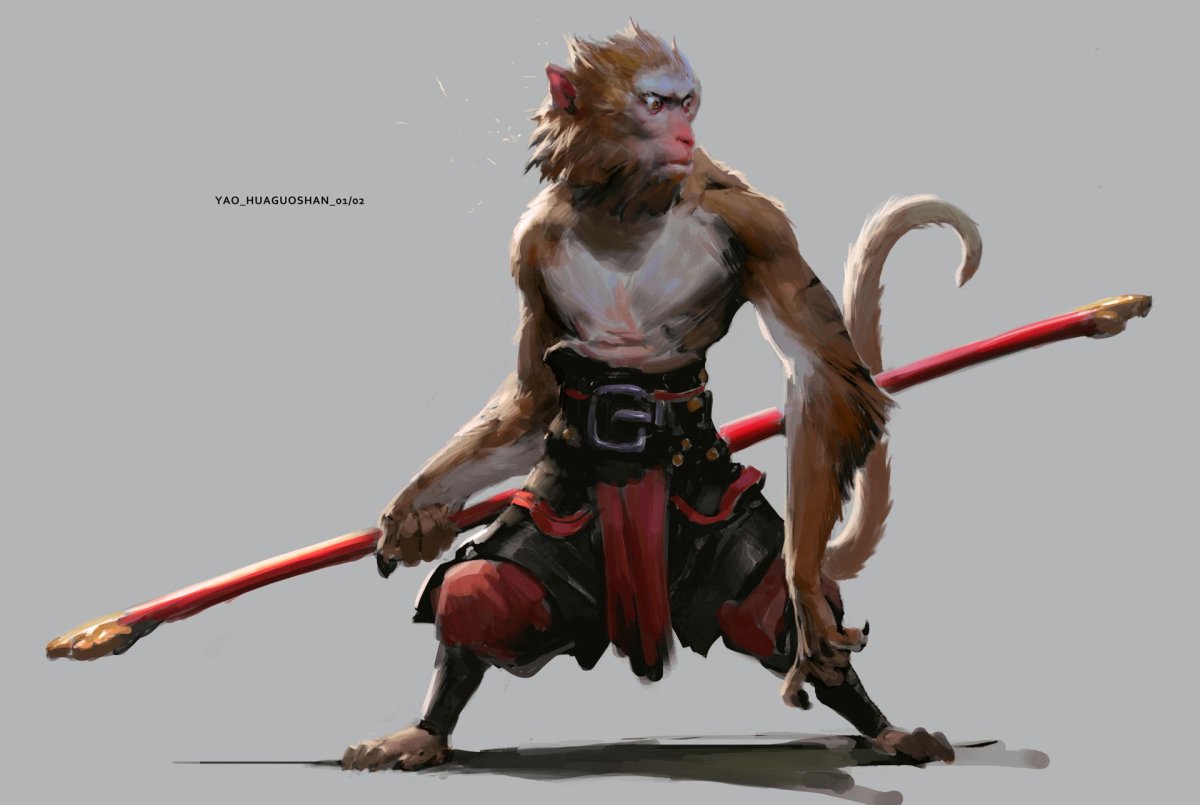 Горилла с короной на голове