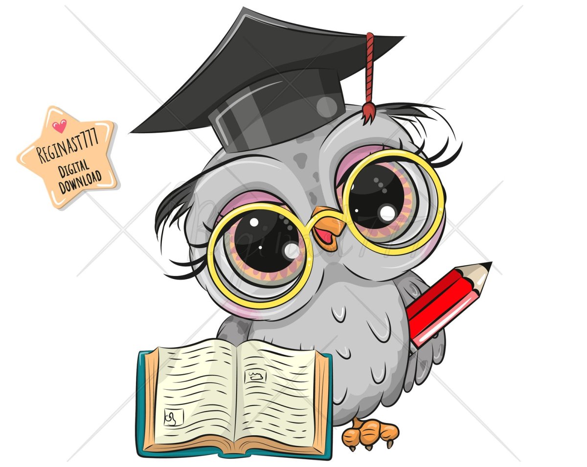 Картинка Clever умный Сова