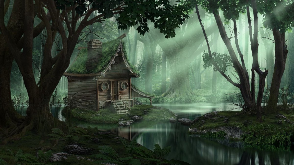 Домик на болоте