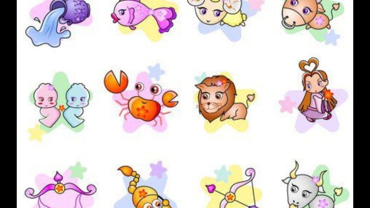 Знаки зодиака мультяшные