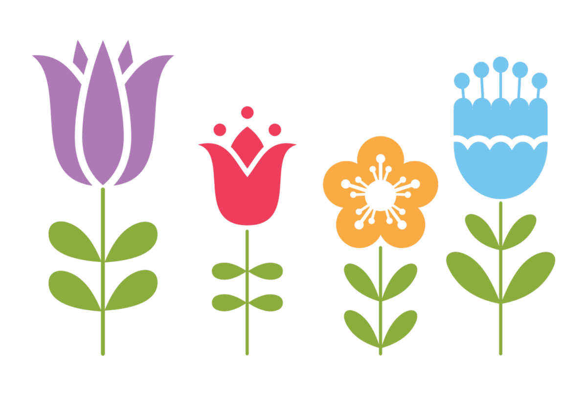 Татарский орнамент трехлистник өч яфрак