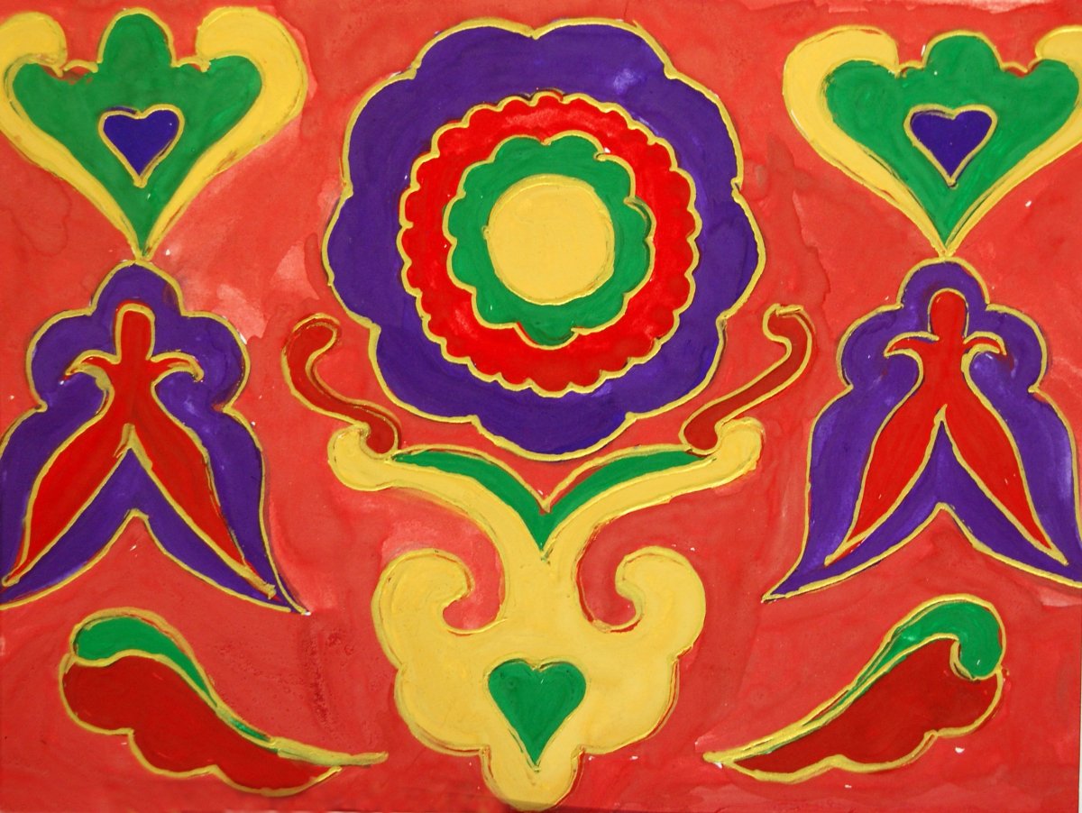 Орнамент татарский народный