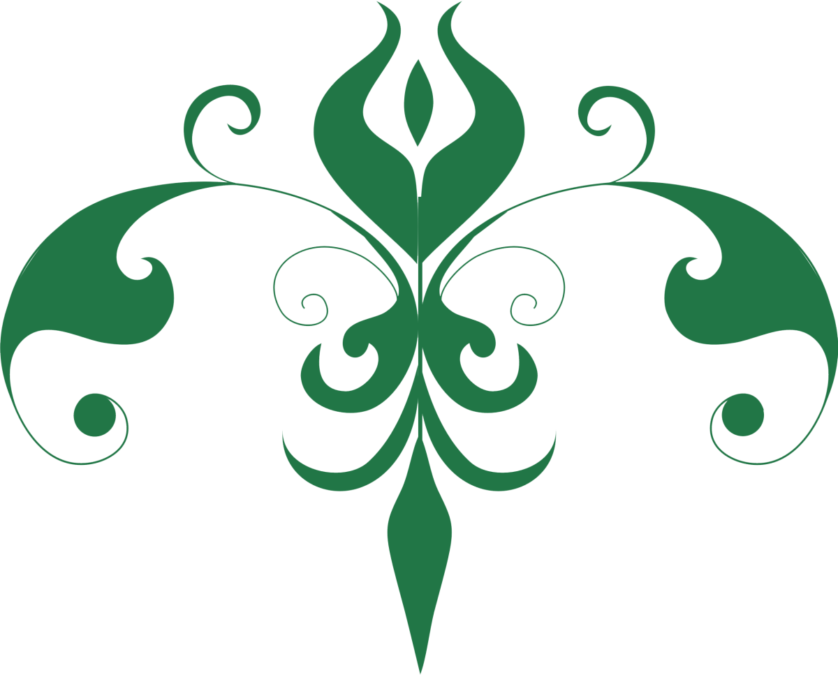 Тюльпан в круге орнамент