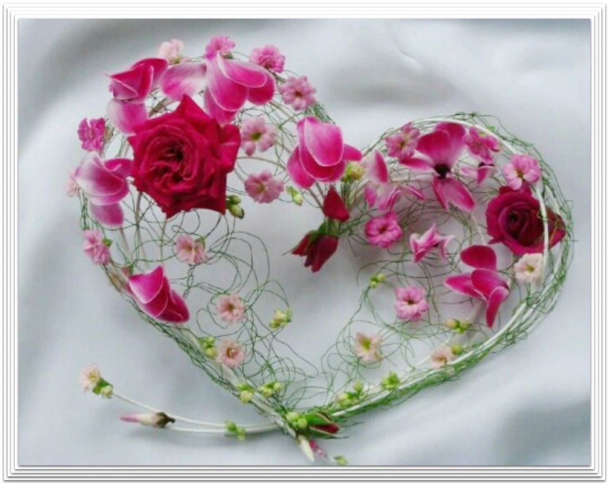 Цветы доброму сердечку