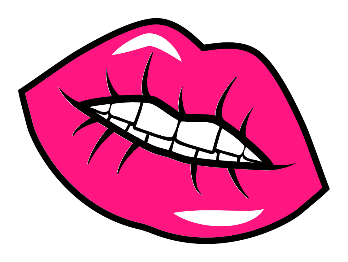 Губы поп арт